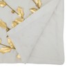 Saro Lifestyle Elegant Charm Poinsettia Branch Table Runner - 2 of 3