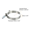 Unique Bargains 304 Stainless Steel T-Bolt Connecting Hose Clamps 2 Pcs - 2 of 4