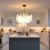 BAOURE Modern Black Tree Branch Chandelier 6-lights, 18.11in Linear Pendant Light Fixture for Dining Living Room Entryway Foyer Stairway Bedroom - 2 of 4