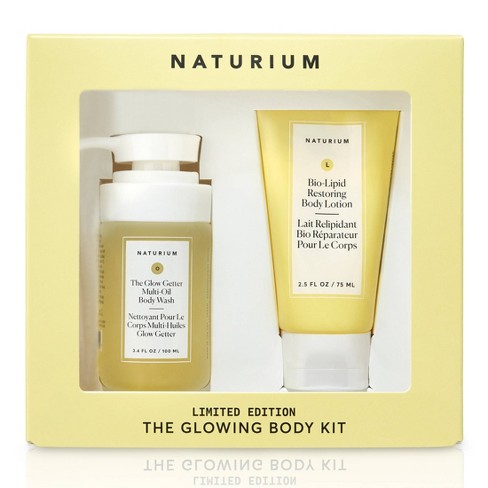 Naturium Glowing Body Holiday 23' Skincare Gift Set - 2pc : Target