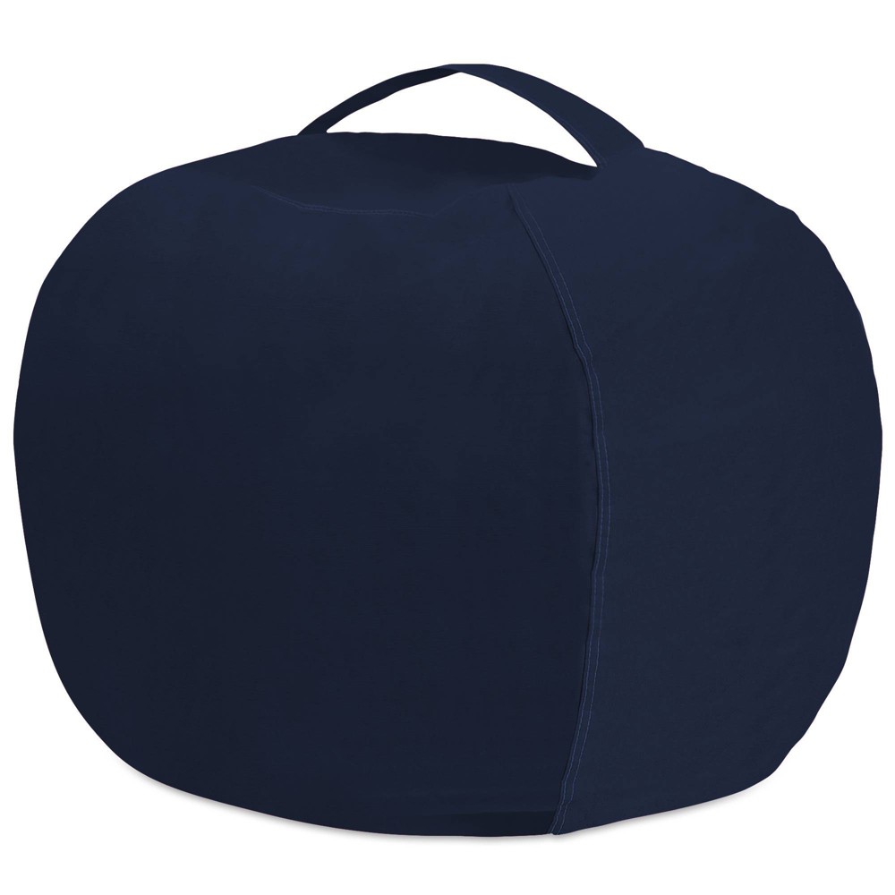 Photos - Furniture Cover 48" Stuffed Animal Storage Bean Bag Chair Cover for Kids' Navy Blue - Posh