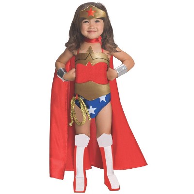 5-7 Years Rubies DC Super Heroes Collection Deluxe Wonder Woman Costume 