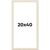 PosterPalooza | 20x40 Wide Barnwood Picture Frame, UV Acrylic, 6 Finishes - Grey, Brown, White, and Black - 2 of 4