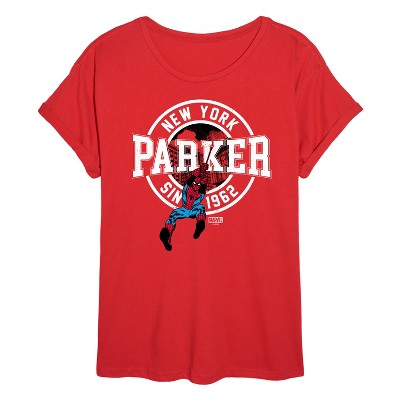 Women's - Marvel - Spider-man Peter Parker Oversized Graphic T-Shirt