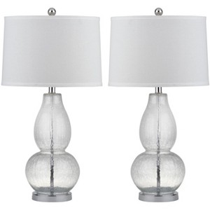 Mercurio Double Gourd Lamp - 28.5 Inch Height - LIT4155 - Safavieh - 1 of 4