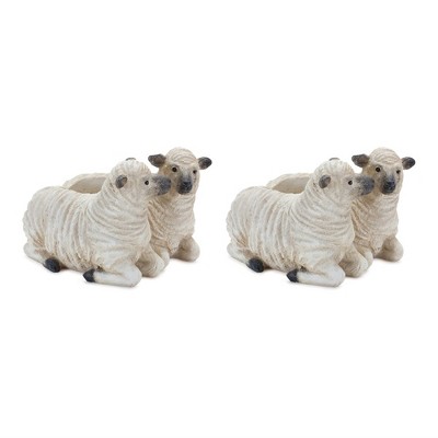 Melrose Sheep Couple Planter (Set of 2)
