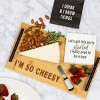 Totalee Gift I’m So Cheesy Cheese Board Bamboo brown - 3 of 3