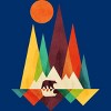 Men's Design By Humans Mountain Bear By radiomode T-Shirt - 2 of 3