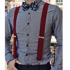 Anna-Kaci Men's Adjustable Suspenders 46in Elastic Suspenders with Clips for Formal & Casual Wear - 2 of 2