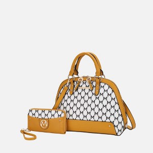 MKF Collection Frida Women’s Satchel with matching Wallet by Mia K - 1 of 3