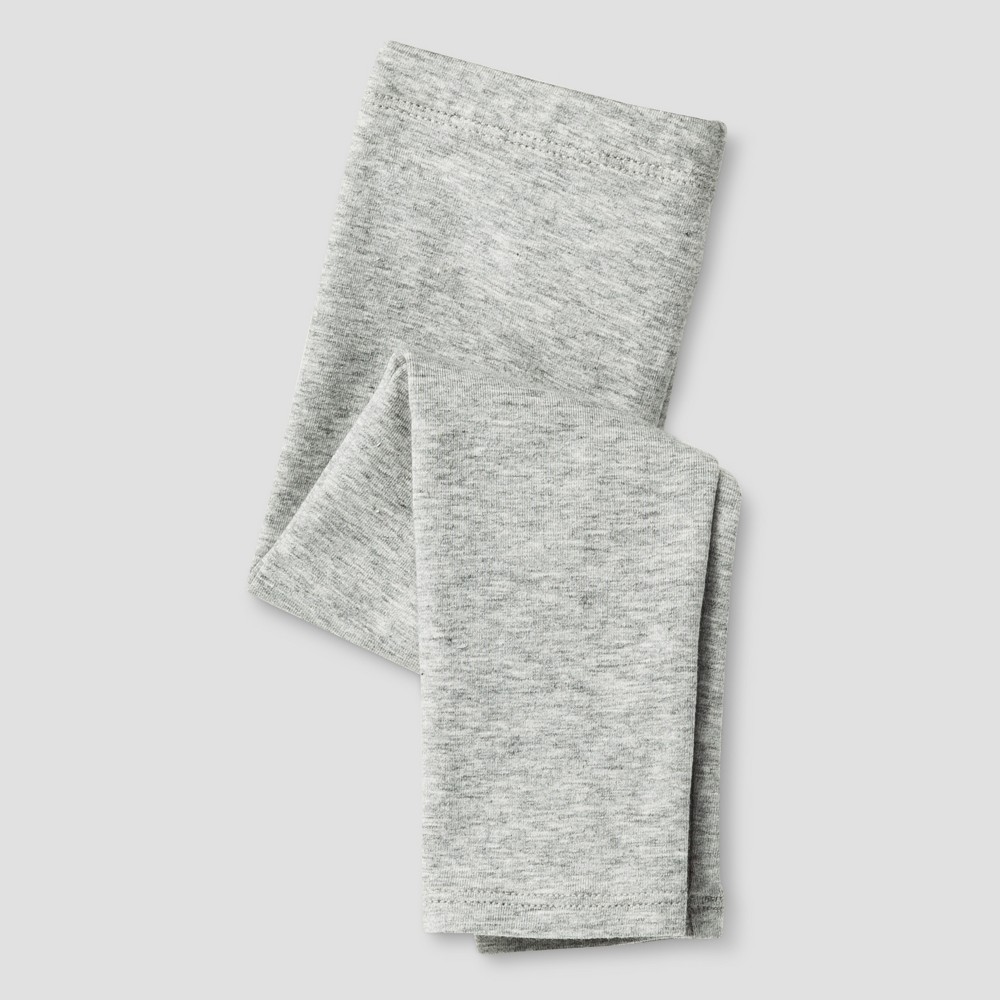 Toddler Girls' Solid Leggings - Cat & Jack™ Gray 2T