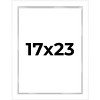 PosterPalooza | Modern Shadow Box 1" Depth White Picture Frame - UV Acrylic, Backing, Hanging Hardware - 2 of 4