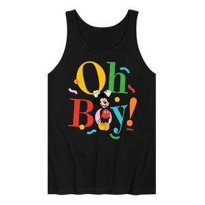 Men's - Disney - Mickey Oh Boy Graphic Tank Top - 1 of 2