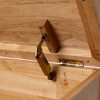 eHemco Heavy-duty Solid Hardwood Blanket Chest, Storage Trunk, Natural - 4 of 4