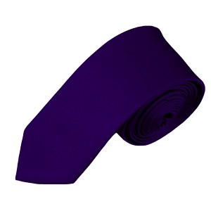 Boy's Solid Color 2.75 Inch Wide And 48 Inch Long Neckties - 1 of 4