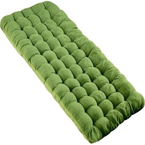 Zone Tech Camping Cot Pads Mattress - Green Premium Quality Outdoor Comfortable Thicker Cotton Lightweight Waterproof Bottom Pad Mattress - 1 of 4