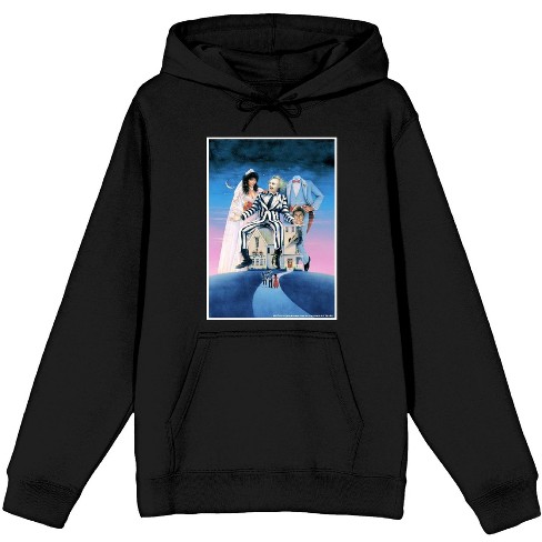 Beetlejuice Mansion Key Art Adult Long Sleeve Hoodie - image 1 of 2