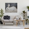 Stupell Industries White Rabbit Bunny Classic Canvas Wall Art - 2 of 4