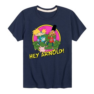 Boys' - Hey Arnold! - Arnold and Friends Short Sleeve Graphic T-Shirt - 1 of 4