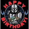 Boy's Star Wars: The Mandalorian Grogu and Din Djarin Happy Birthday T-Shirt - image 2 of 4