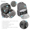Hudson Baby Premium Diaper Bag Backpack and Changing Pad, Charcoal, One Size - 4 of 4