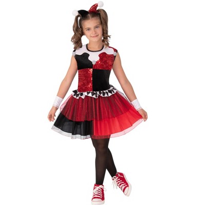 Rubies Girl's Dc Super Villains: Harley Quinn Costume Small : Target