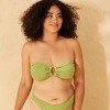 Women's Pucker Textured Bandeau Bikini Top - Wild Fable™ - 4 of 4
