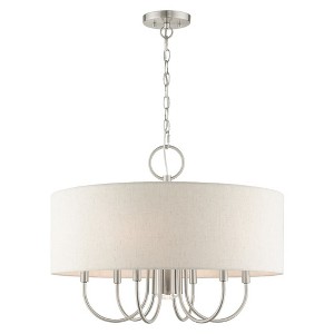Livex Lighting Blossom 7 - Light Pendant in  Brushed Nickel - 1 of 1