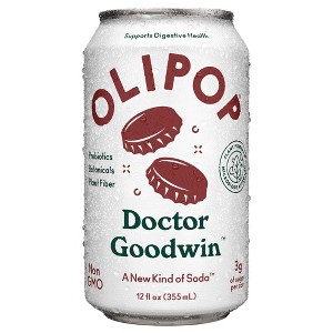 OLIPOP Doctor Goodwin Prebiotic Soda - 12 fl oz Can - 1 of 4