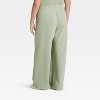 Women's Airy Sleek Ribbed Wide Leg Sweatpants - All In Motion™ - 2 of 3