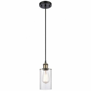 Clymer - 1 Light Cord Hung Mini Pendant In Art Deco Style-10 Inches Tall and 3.88 Inches Wide - 1 of 1