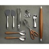 Nambe Curvo Spatula 12" Spoonula, Stainless Steel Handle and Silicone Head - 3 of 3