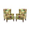 Theodor Armchair with Spindle Legs for Living Room and Bedroom Club Chair Set of 2 | ARTFUL LIVING DESIGN - 2 of 4