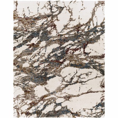 Hauteloom Bremen Beige Marble Plush Carpet