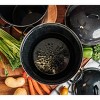 Granite Ware 15 QT. Heavy Gauge Seafood/Tamale Steamer Pot with Lid & Trivet Speckled Black, Stainless Steel Rim - 3 of 4
