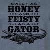 Women's - Instant Message - Sweet As Honey & Feisty As A Gator Graphic T-shirt Dress - 2 of 4