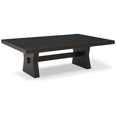 Signature Design by Ashley Galliden Rectangular Coffee Table, Black
