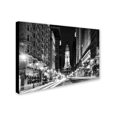 Trademark Fine Art - Philippe Hugonnard 'City Hall Philadelphia' Matted Framed Art