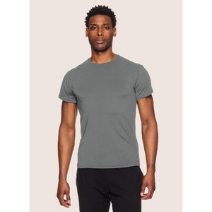 RBX Active Men's V-Neck Quick Dry Undershirts 2 Pack, Moisture Wicking Short Sleeve T-Shirts with Four-Way Stretch - 1 of 3