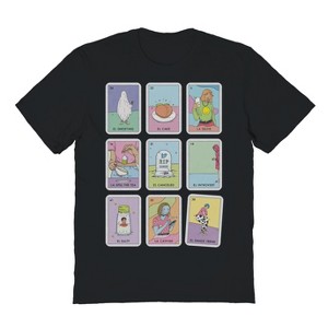 Millenial Loteria Men's Gen Z Loteria Short Sleeve Graphic Cotton T-shirt - 1 of 1