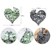 Anna-Kaci Womens Floral Silvery Tone Crystal Rhinestone Insect Butterfly Love Flower Heart Brooch Pin - 2 of 4