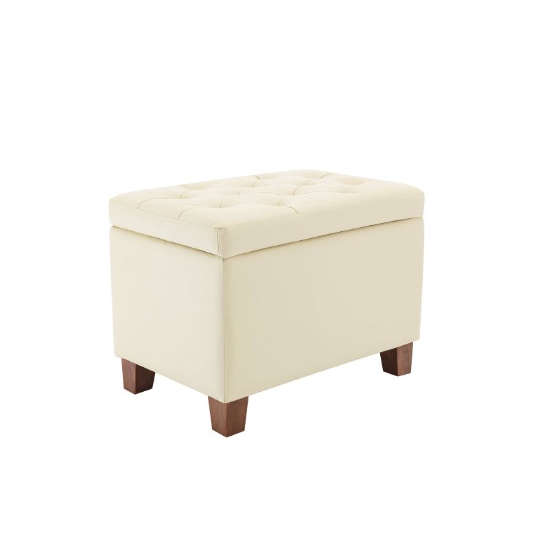24" Tufted Storage Ottoman and Hinged Lid - WOVENBYRD, 4 of 39