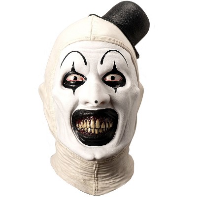 Tinsley Transfers Terrifier Men's Art the Clown Halloween Costume Mask - Black One Size
