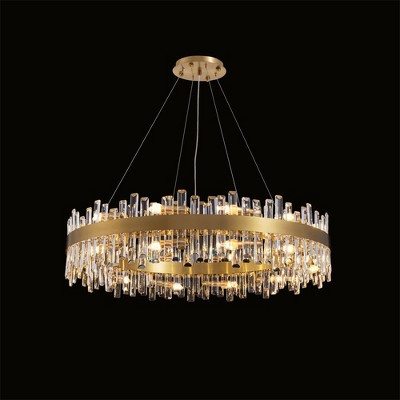 Siljoy Modern Crystal Chandelier for Dining Room