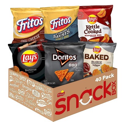 Frito Lay Backyard Barbecue Mix Variety Pack (Pack of 40)