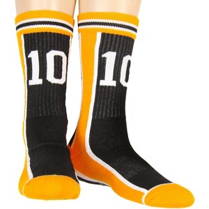 Haikyu!! Manga Anime Volleyball Hinata Jersey Number 10 Adult Crew Socks - 1 of 3