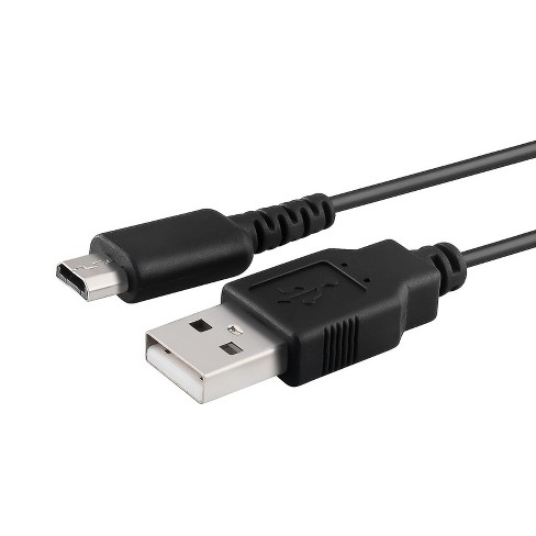 frill slank partiskhed Insten Usb Charging Cable Compatible With Nintendo Ds Lite, Black : Target