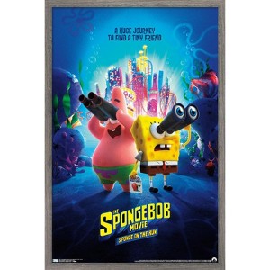 Trends International The SpongeBob Movie: Sponge On The Run - Key Art Framed Wall Poster Prints - 1 of 4