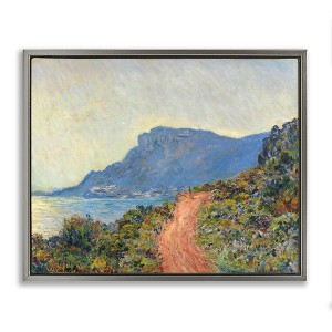 Stupell Industries La Corniche near Monaco, 1884 Floating Frame Canvas Art - 1 of 4