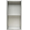 ALFI 12 x 24 Brushed Stainless Steel Vertical Double Shelf Bath Shower Niche - 2 of 4